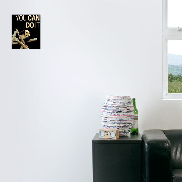 Panda Can Do - Motivation & Inspiration - Funny Collage by TuncGK